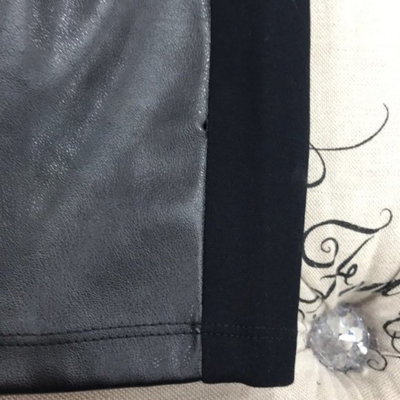 Bar III Faux Leather & Stretch Pants - Picture 6 of 10